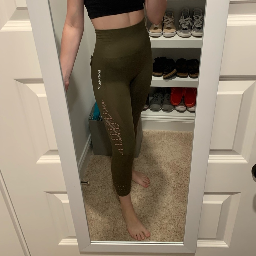 Gymshark seamless energy high waisted crop legging